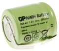 Gp Batteries 1,2v Back-up Batteries - 25aah1ax 1,2v 250mah Ni mh 1 3aa To Weld -